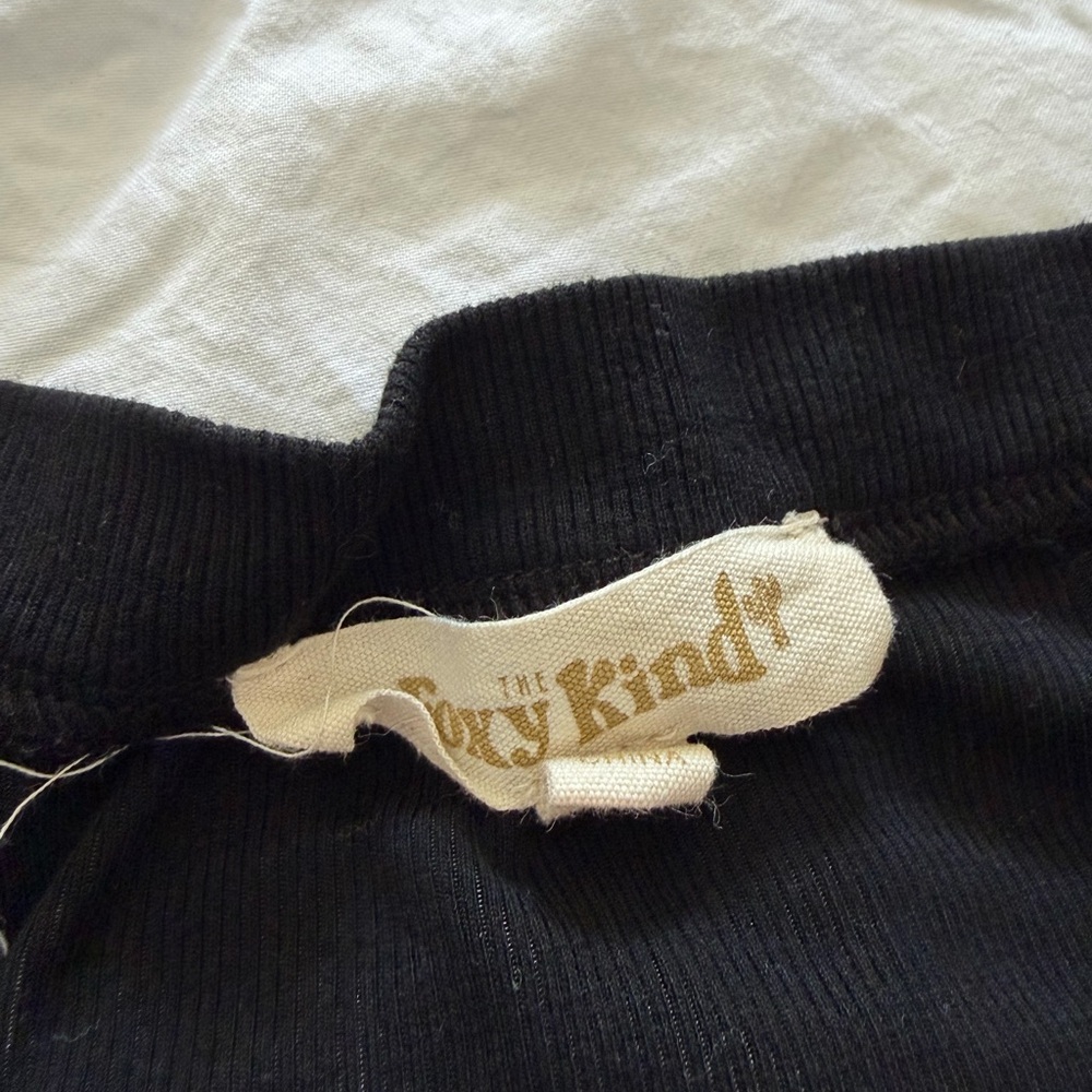 The Foxy Kind Black Oversized Tee